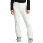 Pantalones blancos de poliester de montaña rebajados impermeables Spyder talla XS de materiales sostenibles para mujer 