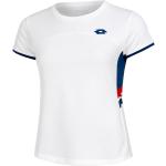 Camisetas blancas de poliester de tenis manga corta talla XL de materiales sostenibles para mujer 
