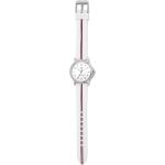 Relojes blancos de acero inoxidable de pulsera Cuarzo con logo Tommy Hilfiger Sport para mujer 