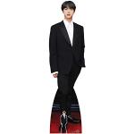 STAR CUTOUTS CS959 Jin Bangtan Boys Kim Seok-jin Camisa Blanca de cartón tamaño Real con Mini Gratis