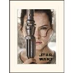 Star Wars – El Despertar de la Fuerza Rey Teaser montado y impresión enmarcada, Multicolor, 30 x 40 cm