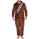 Star Wars Pijama Entero Hombre | Onesie Chewbacca | Mono Pijama Invierno Marrón Size Large