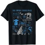 Star Wars The Empire Strikes Back Movie Poster Doodle Camiseta