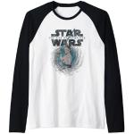 Star Wars the Rise Of Skywalker Rey Whirl Camiseta Manga Raglan