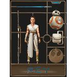Star Wars Toy Rey - Tamaño: 50 x 70 cm - Comar - P