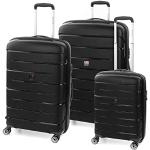 Set de maletas negras con aislante térmico Roncato para mujer 