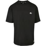 Camisetas negras de algodón de cuello redondo rebajadas con cuello redondo con logo Starter talla L para hombre 