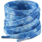 Cordones azul marino de poliester Tie dye 