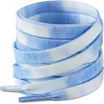 Cordones azules celeste de poliester Tie dye 