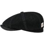 Gorras negras de algodón de verano tallas grandes talla 63 Stetson Hatteras talla XXL para hombre 