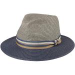 Sombreros grises de paja de paja  talla 61 con rayas Stetson talla XL para mujer 