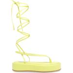 Sandalias amarillas de sintético de tiras informales Steve Madden talla 40 para mujer 