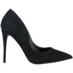 Zapatos negros de ante de tacón con tacón de aguja Steve Madden talla 38,5 para mujer 