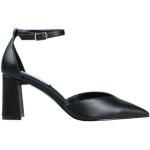 Zapatos negros de goma de tacón con tacón cuadrado Steve Madden talla 39 para mujer 