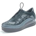 Zapatillas azules con cuña rebajadas informales Stonefly talla 36 para mujer 