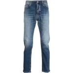 Jeans stretch azules de algodón rebajados ancho W31 largo L36 con logo Haikure de materiales sostenibles para hombre 