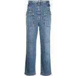 Jeans cargo azules de algodón rebajados ancho W26 STELLA McCARTNEY de materiales sostenibles para mujer 