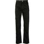 Jeans negros de algodón de corte recto rebajados ancho W31 largo L33 Clásico cachemira Armani Giorgio Armani para hombre 