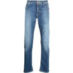 Jeans stretch azules de poliester ancho W28 largo L29 con logo Jacob Cohen para hombre 