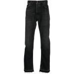 Jeans negros de algodón de corte recto rebajados ancho W31 largo L35 Haikure de materiales sostenibles para hombre 