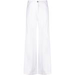 Pantalones blancos de tencel de lino rebajados informales con logo Jacob Cohen talla M para mujer 