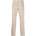 Pantalones beige de algodón de lino rebajados ancho W48 informales Brioni para hombre 
