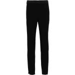 Pantalones negros de viscosa de cintura alta ancho W42 Armani Emporio Armani talla 3XL para mujer 