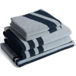 Juegos de toallas azules de algodón 