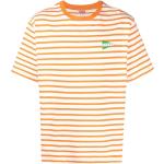 Camisetas estampada naranja de algodón rebajadas con logo KENZO Logo para hombre 