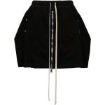 Minifaldas negras de algodón RICK OWENS con tachuelas para mujer 