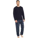Pijamas polar azul marino de poliester para navidad talla L para hombre 
