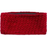 Bufandas circulares granate de pelo StyleBreaker con crochet Talla Única para mujer 