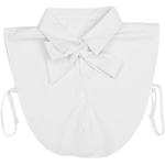 Blusas blancas de goma sin mangas sin mangas de encaje StyleBreaker con lazo Talla Única para mujer 
