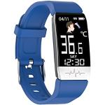 Smartwatches azules con GPS con medidor de frecuencia cardíaca para hombre 