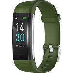 Smartwatches verdes con GPS con medidor de frecuencia cardíaca 