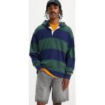 Sudaderas deportivas verdes de algodón rebajadas con rayas LEVI´S talla XL para hombre 