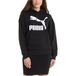 Sudaderas deportivas negras rebajadas Clásico con logo Puma talla S para mujer 
