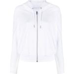 Sudaderas blancas de algodón con cremallera rebajadas manga larga con logo Calvin Klein Jeans talla L para mujer 
