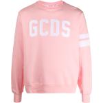 Ropa rosa de algodón de invierno  rebajada manga larga cuello redondo con logo Gcds talla XS para hombre 