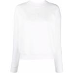 Sudaderas estampadas blancas de poliester rebajadas manga larga con cuello redondo con logo Calvin Klein talla L para mujer 