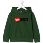 Sudaderas verdes de algodón con capucha infantiles rebajadas con logo Diesel Kid 6 años 