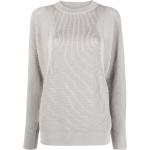 Ropa gris de algodón de invierno  rebajada manga larga cuello redondo Nike para mujer 