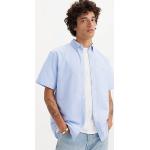 Camisas oxford azules de algodón manga corta Clásico LEVI´S talla L para hombre 