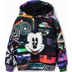 Sudaderas negras de algodón con capucha infantiles Disney Mickey Mouse Desigual 