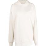 Sudaderas blancas de algodón con capucha rebajadas manga larga con logo Calvin Klein Jeans talla S para mujer 