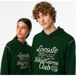 Sudadera unisex Lacoste Sport Roland Garros Edition con capucha Taille 2 - XS Verde