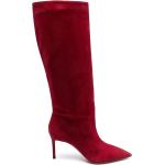 Botas altas rojas fluorescentes de cuero rebajadas Aquazzura talla 37,5 para mujer 