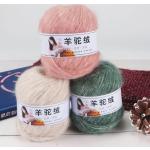 Bufandas de algodón de lana  de punto con crochet talla L 