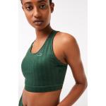 Sujetadores estampados verdes de algodón Lacoste talla XXS de materiales sostenibles para mujer 