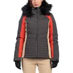 Chaquetas grises de sintético de esquí con capucha Sun Valley talla XL para mujer 